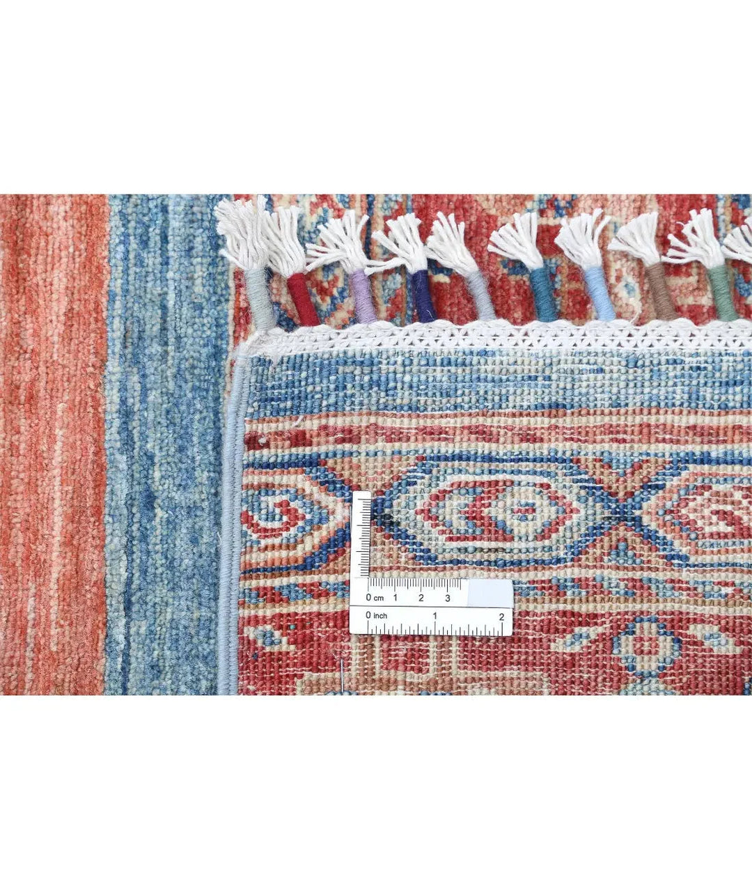 Afghan Khurjeen Rug 6' 7" x 9' 9" Hand-Knotted | No. AT64614