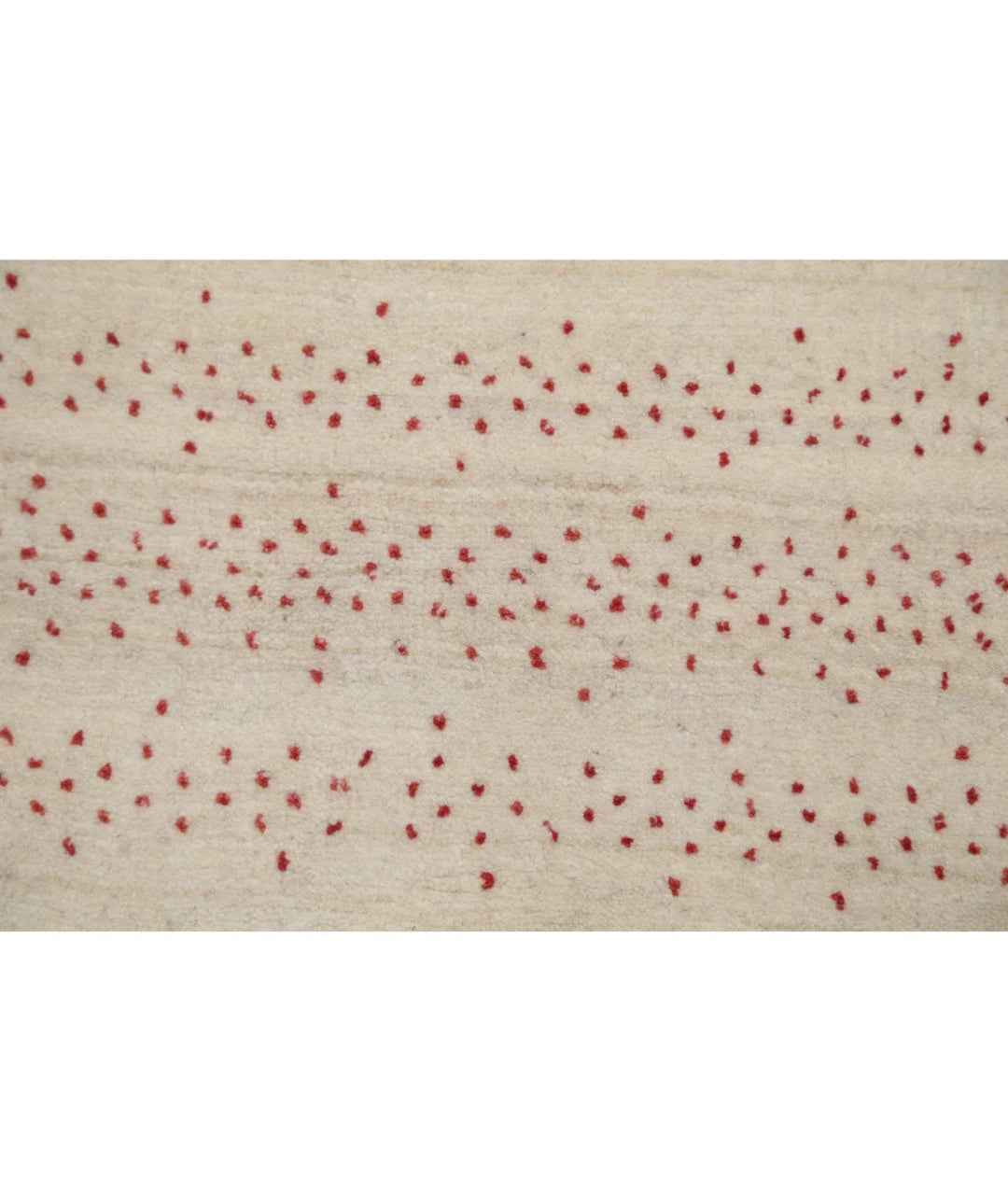 Ivory Indian Lori Rug 4' 7" x 6' 5" Hand-Knotted | No. AT64621