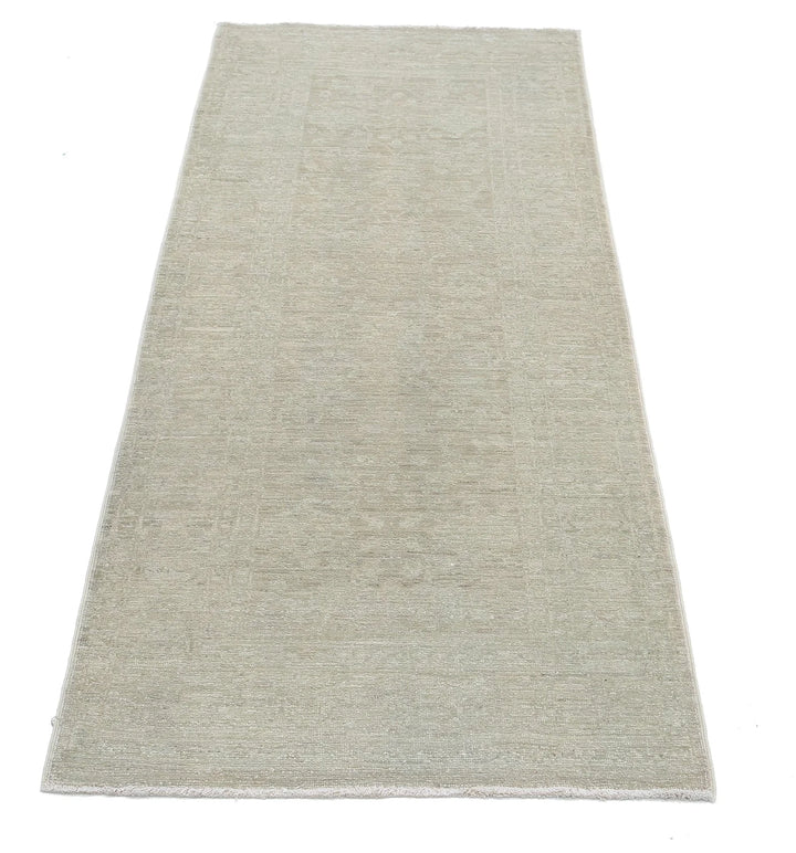 Afghan Overdye Rug 2' 6" x 6' 3" Hand-Knotted | No. AT64657