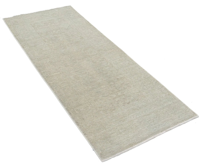 Afghan Overdye Rug 2' 6" x 6' 3" Hand-Knotted | No. AT64657