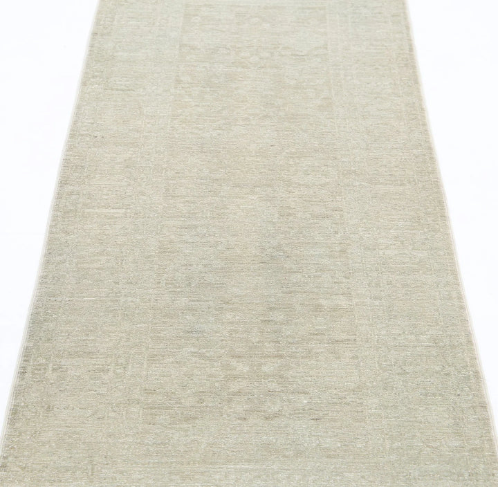 Afghan Overdye Rug 2' 6" x 6' 3" Hand-Knotted | No. AT64657