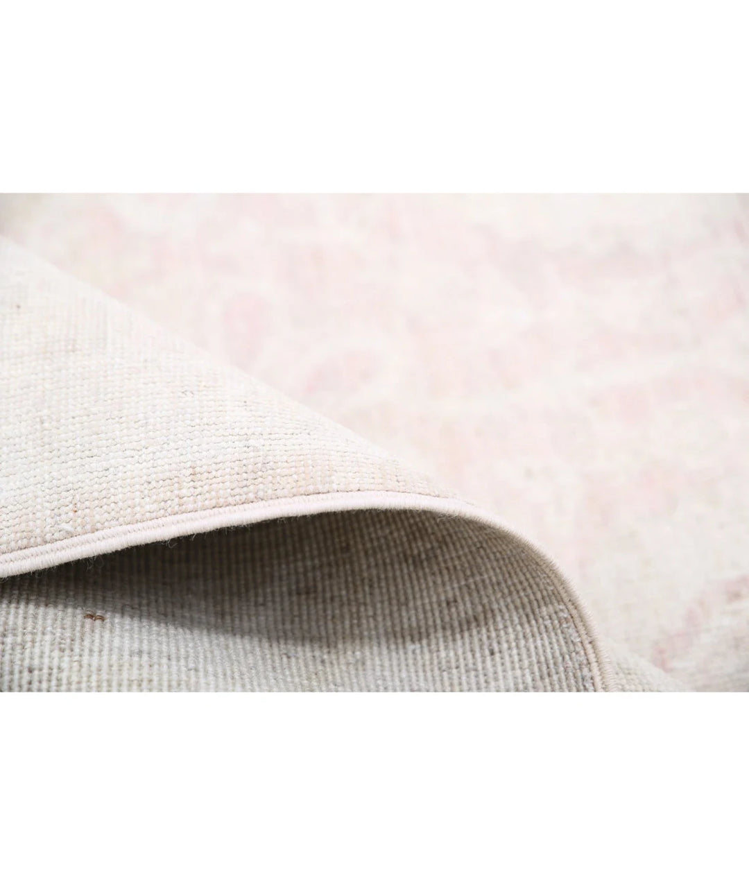 Ivory Afghan Serenity Rug 9' 1" x 12' 3" Hand-Knotted | No. AT64784