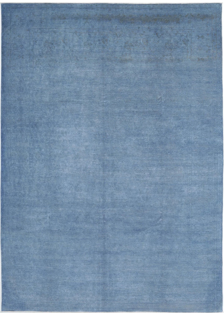 Afghan Overdye Rug 9' 11" x 13' 6" Hand-Knotted | No. AT64795