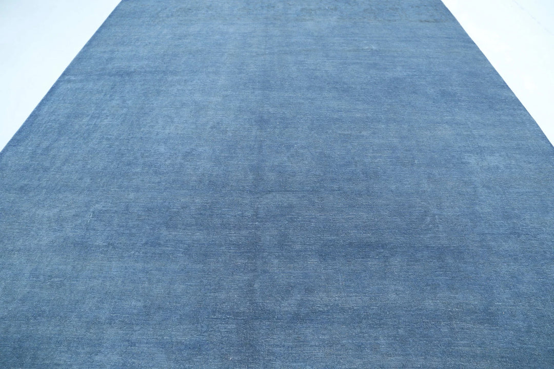 Afghan Overdye Rug 9' 11" x 13' 6" Hand-Knotted | No. AT64795