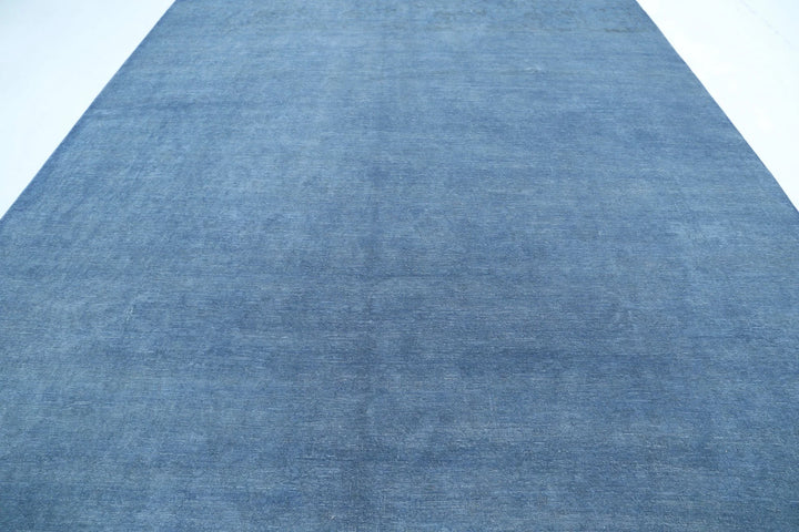 Afghan Overdye Rug 9' 11" x 13' 6" Hand-Knotted | No. AT64795