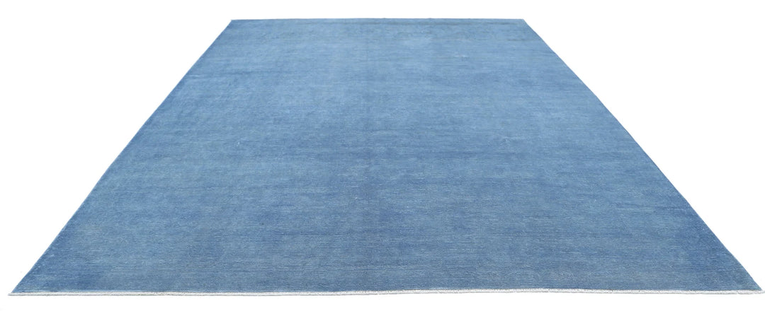 Afghan Overdye Rug 9' 11" x 13' 6" Hand-Knotted | No. AT64795
