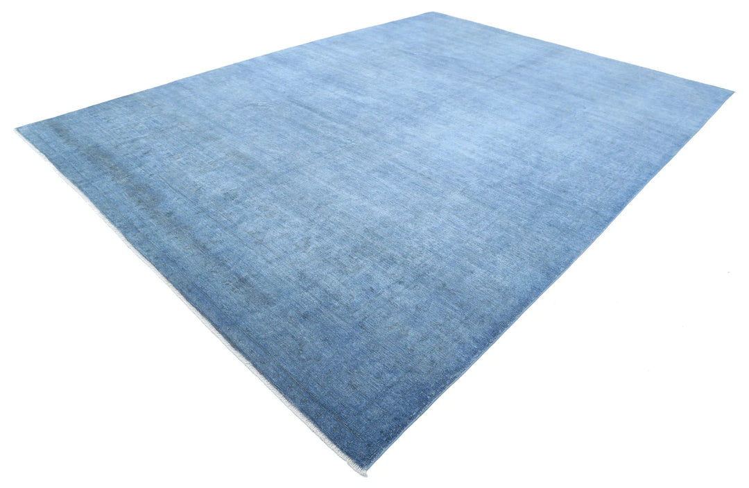 Afghan Overdye Rug 9' 11" x 13' 6" Hand-Knotted | No. AT64795