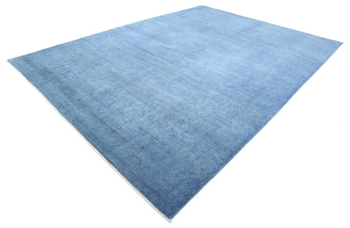 Afghan Overdye Rug 9' 11" x 13' 6" Hand-Knotted | No. AT64795