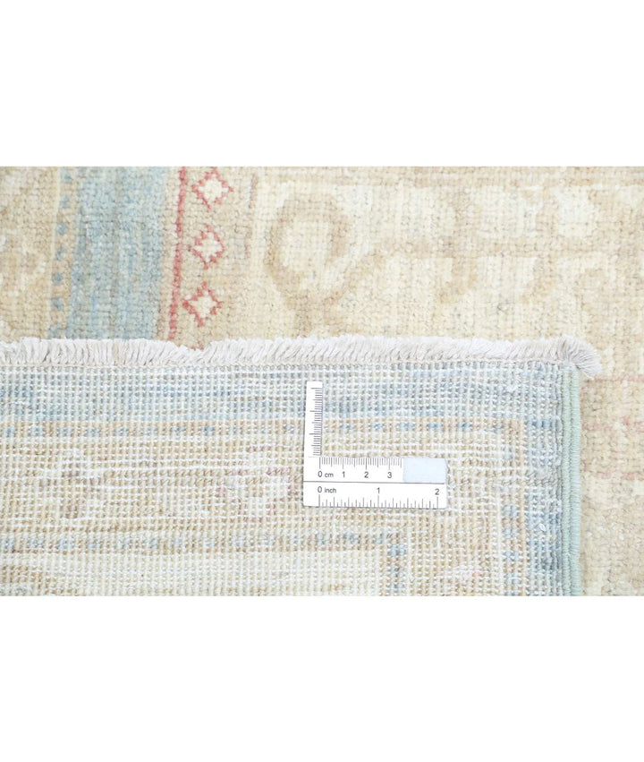 Afghan Bakhtiari Rug 6' 8" x 9' 10" Hand-Knotted | No. AT64863