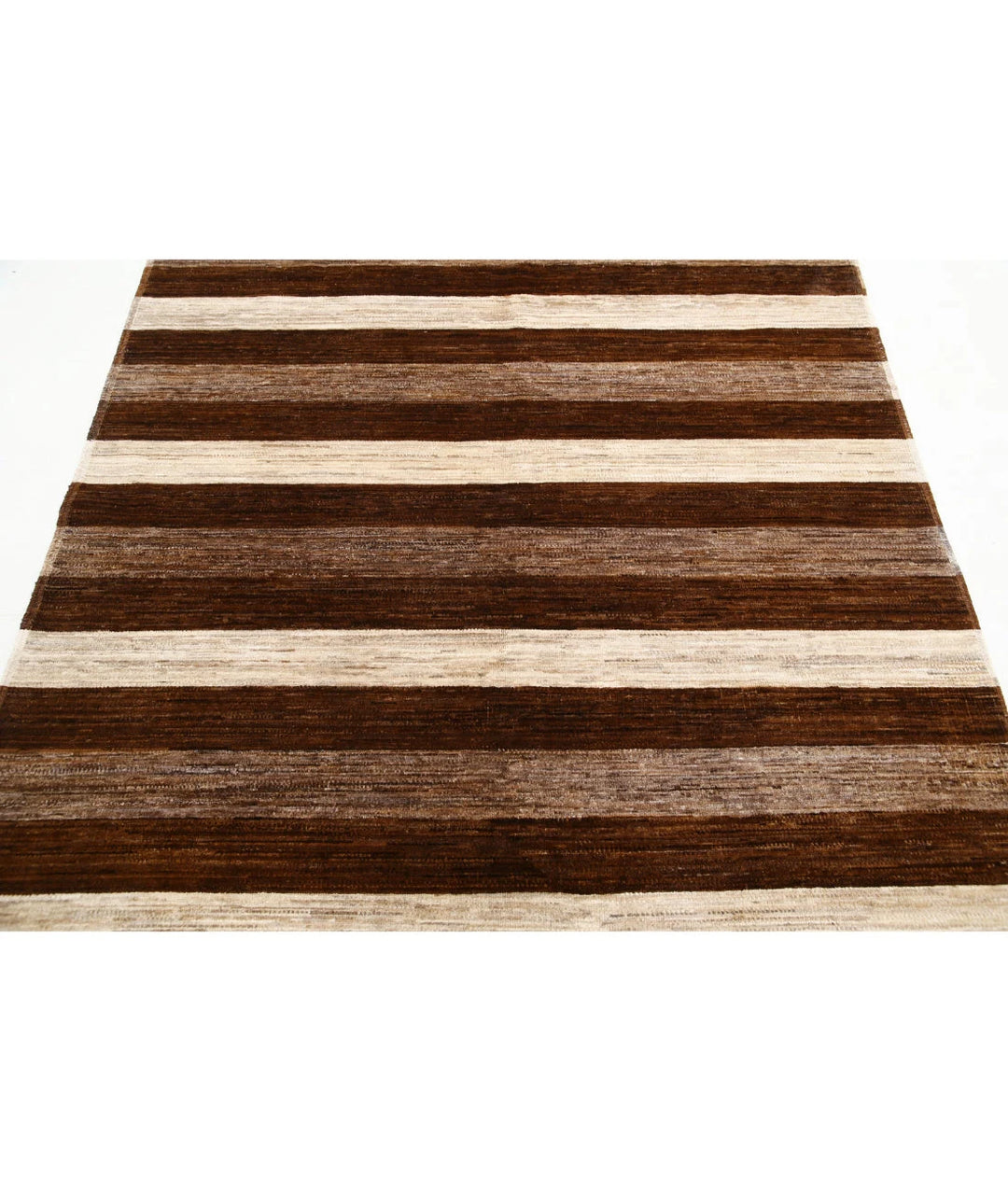 Afghan Modcar Rug 5' 1" x 7' 4" Hand-Knotted | No. AT64886
