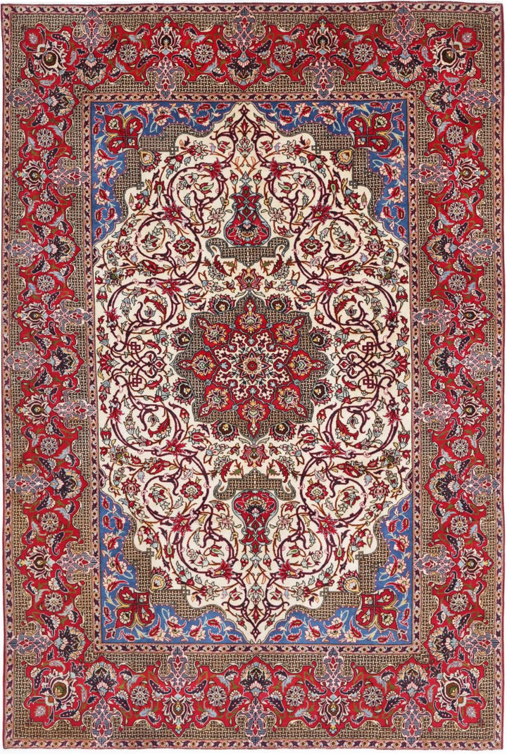 Persian Tabriz Rug 8' 5" x 12' 9" Hand-Knotted | No. AT64958