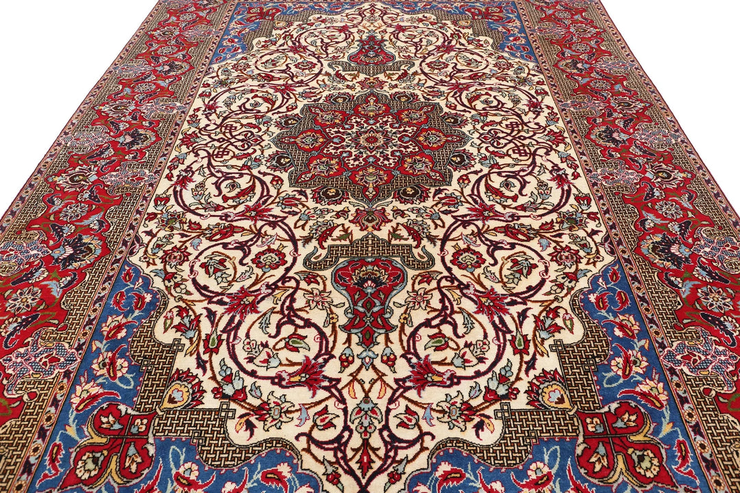 Persian Tabriz Rug 8' 5" x 12' 9" Hand-Knotted | No. AT64958