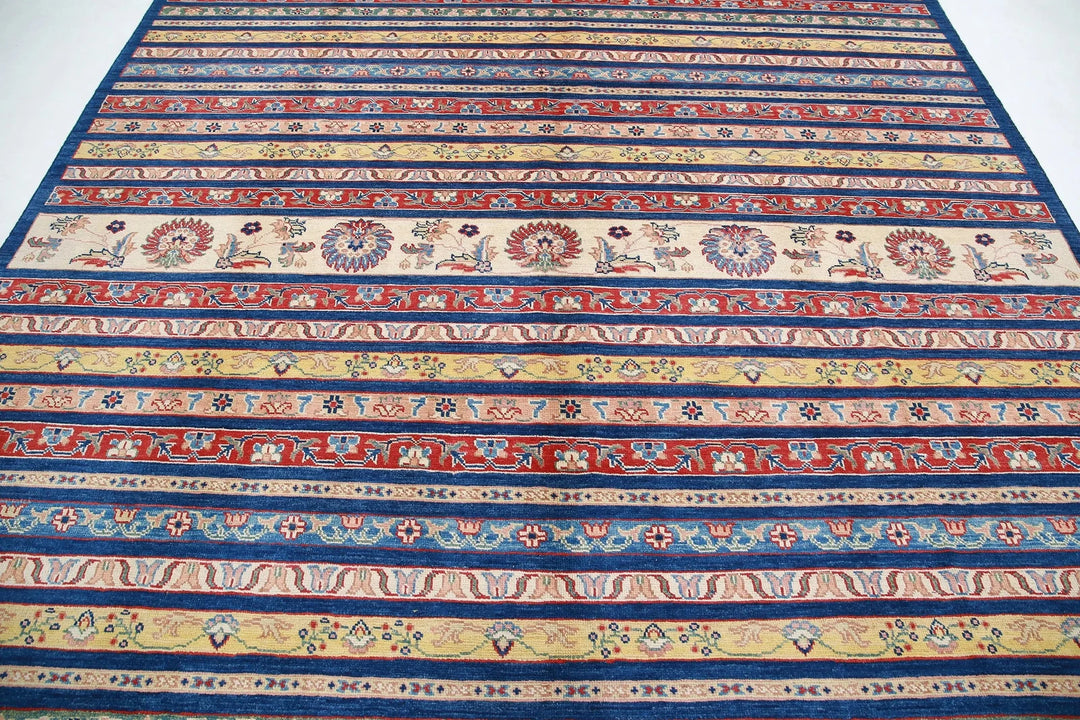 Afghan Khurjeen Rug 9' 0" x 11' 7" Hand-Knotted | No. AT64967
