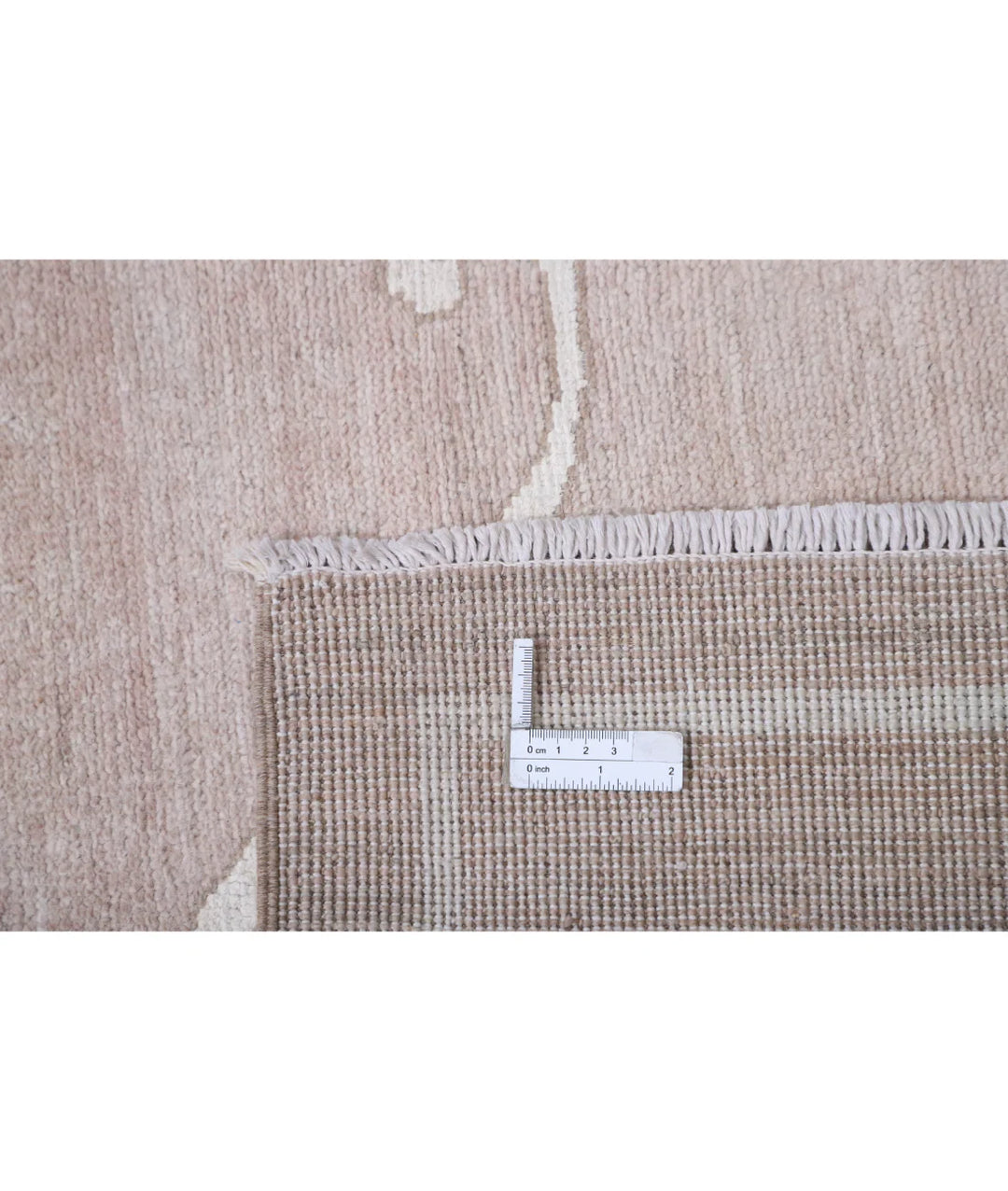 Brown Afghan Oushak Rug 8' 8" x 11' 9" Hand-Knotted | No. AT649845