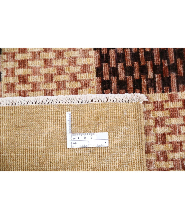 Afghan Modcar Rug 5' 3" x 6' 4" Hand-Knotted | No. AT65024