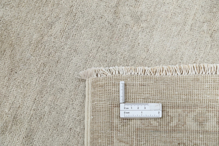 Ivory Afghan Serenity Rug 11' 6" x 17' 10" Hand-Knotted | No. AT65206