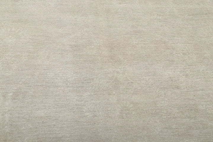 Ivory Afghan Serenity Rug 8' 9" x 11' 7" Hand-Knotted | No. AT65295