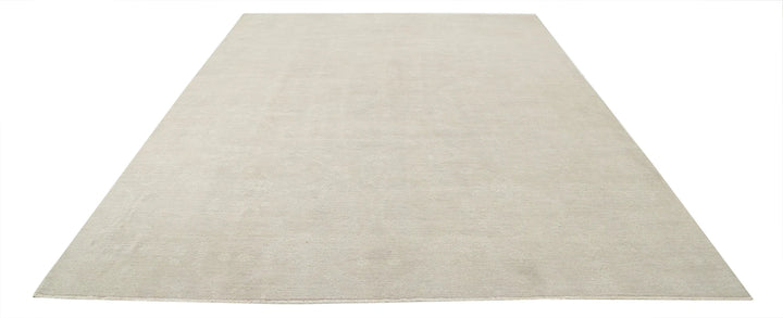Ivory Afghan Serenity Rug 8' 9" x 11' 7" Hand-Knotted | No. AT65295