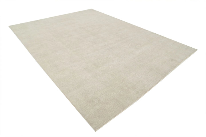 Ivory Afghan Serenity Rug 8' 9" x 11' 7" Hand-Knotted | No. AT65295