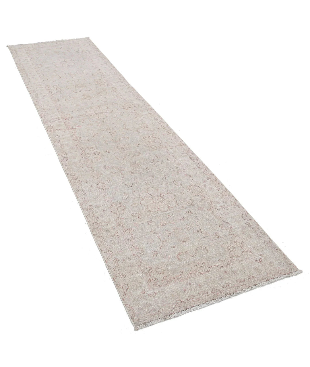 Afghan Runner Rug 2' 6" x 10' 1" Hand-Knotted | No. AT65309