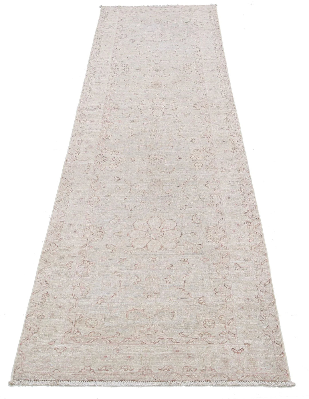 Afghan Runner Rug 2' 6" x 10' 1" Hand-Knotted | No. AT65309