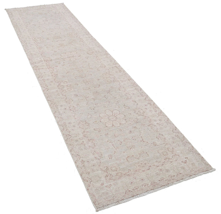 Afghan Runner Rug 2' 6" x 10' 1" Hand-Knotted | No. AT65309