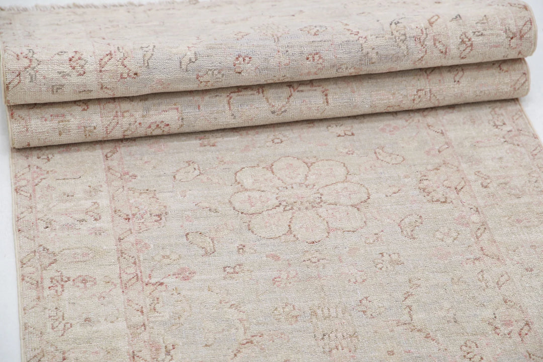 Afghan Runner Rug 2' 6" x 10' 1" Hand-Knotted | No. AT65309
