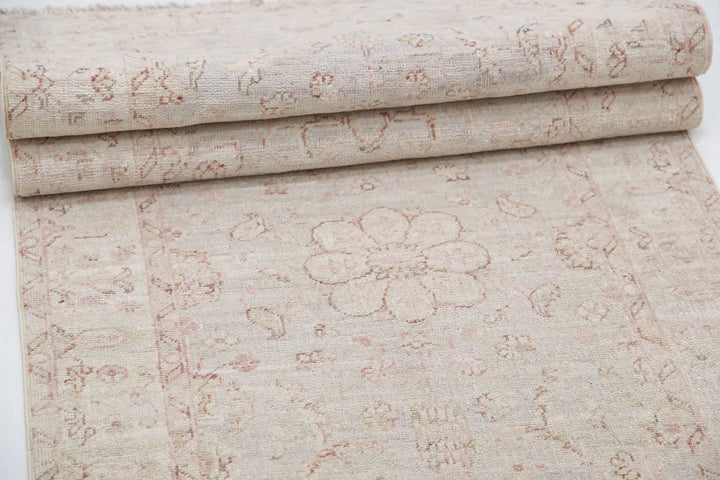 Afghan Runner Rug 2' 6" x 10' 1" Hand-Knotted | No. AT65309