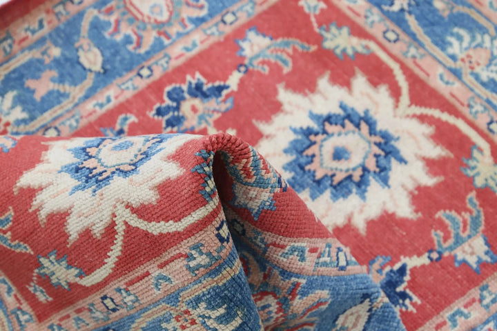 Afghan Ziegler Rug 3' 1" x 4' 2" Hand-Knotted | No. AT65337