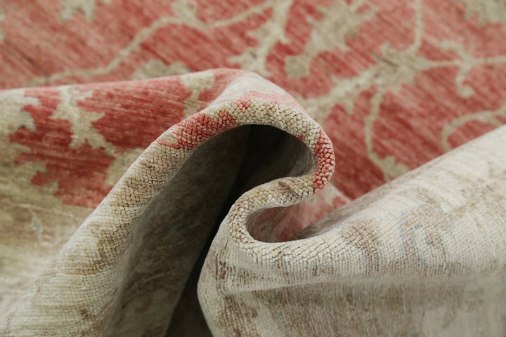 Afghan Ziegler Farhan Rug 5' 6" x 7' 9" Hand-Knotted | No. AT65384