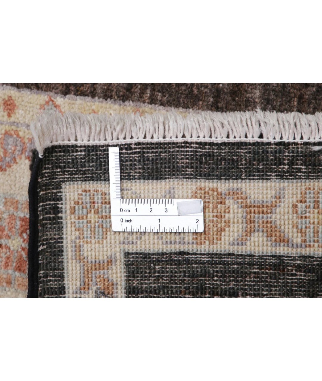 Brown Afghan Bakhtiari Rug 3' 3" x 5' 1" Hand-Knotted | No. AT65408