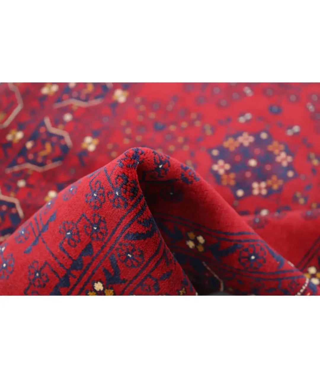 Afghan Khamyab Rug 3' 0" x 4' 7" Hand-Knotted | No. AT65485