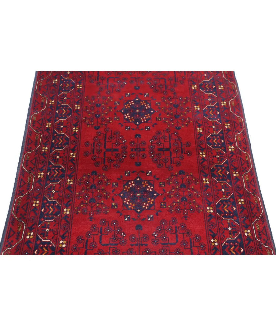 Afghan Khamyab Rug 3' 0" x 4' 7" Hand-Knotted | No. AT65485