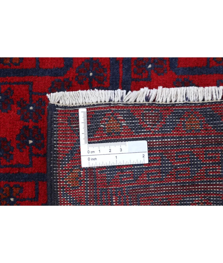 Afghan Khamyab Rug 6' 7" x 9' 8" Hand-Knotted | No. AT65500