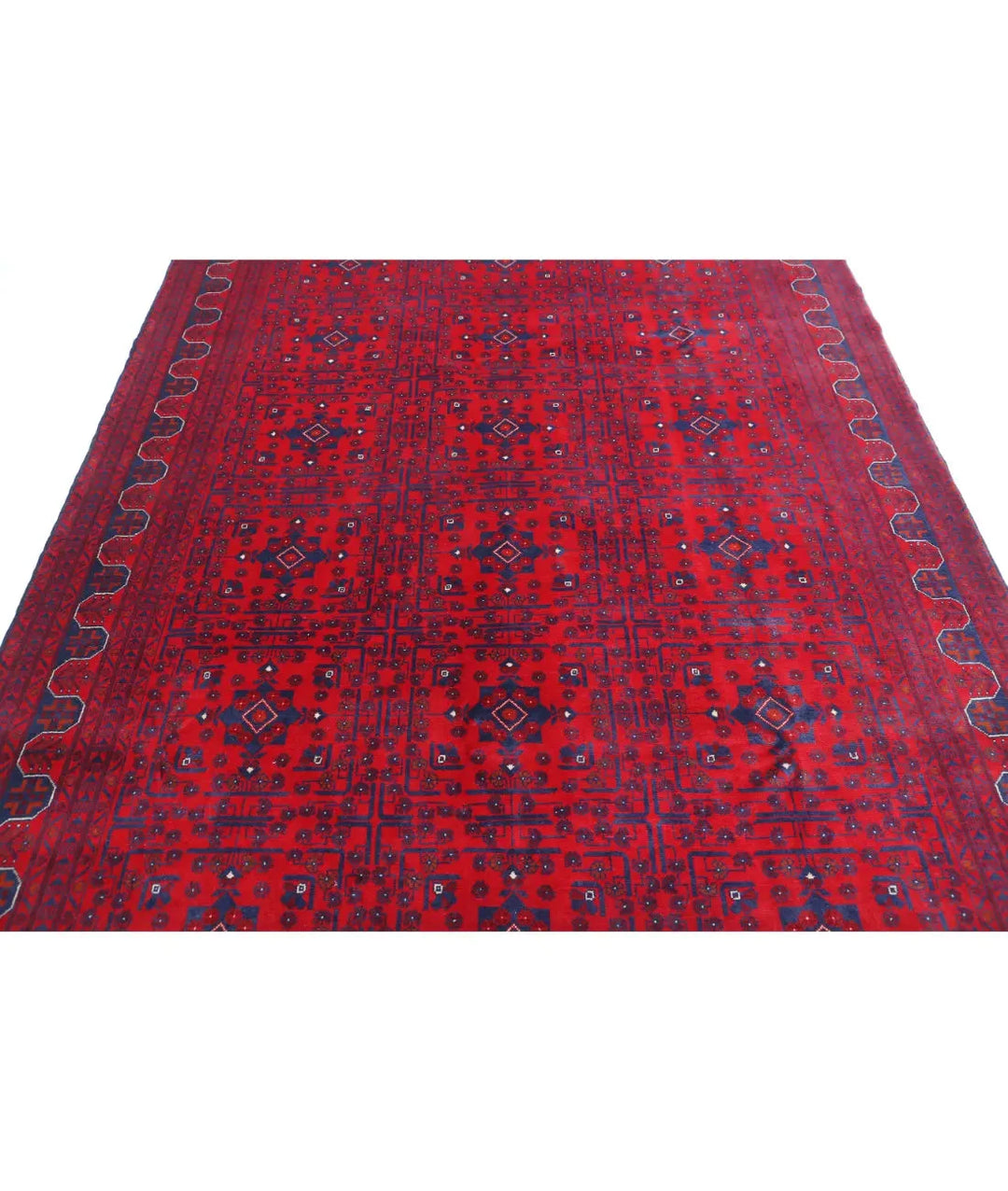 Afghan Khamyab Rug 6' 7" x 9' 8" Hand-Knotted | No. AT65500