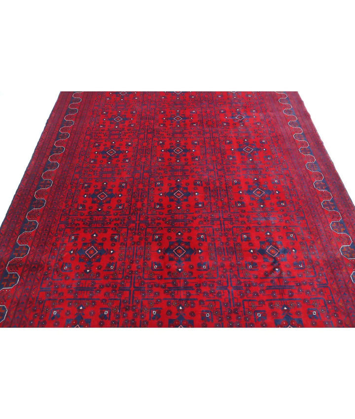 Afghan Khamyab Rug 6' 7" x 9' 8" Hand-Knotted | No. AT65500