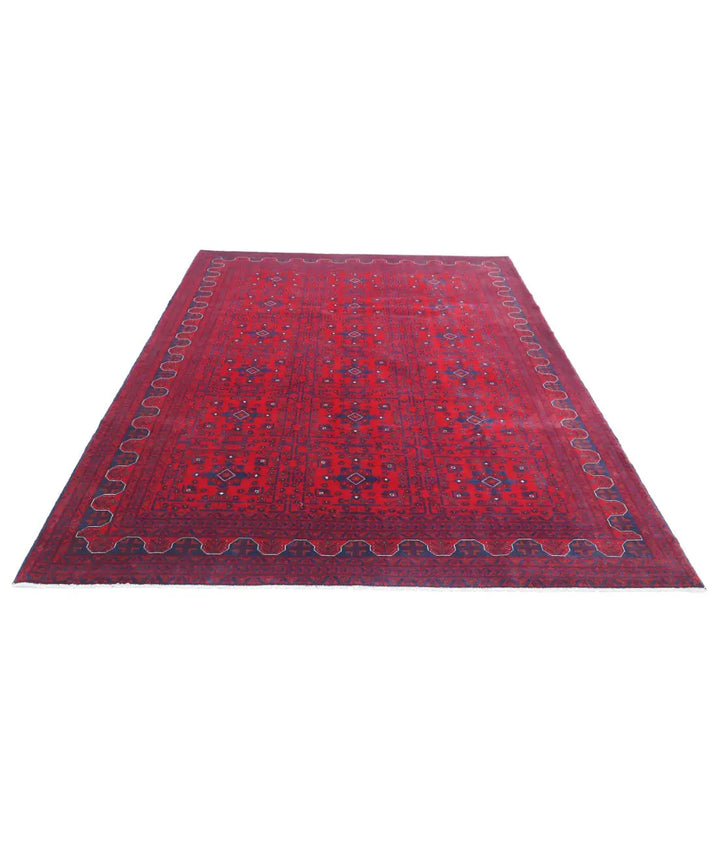 Afghan Khamyab Rug 6' 7" x 9' 8" Hand-Knotted | No. AT65500