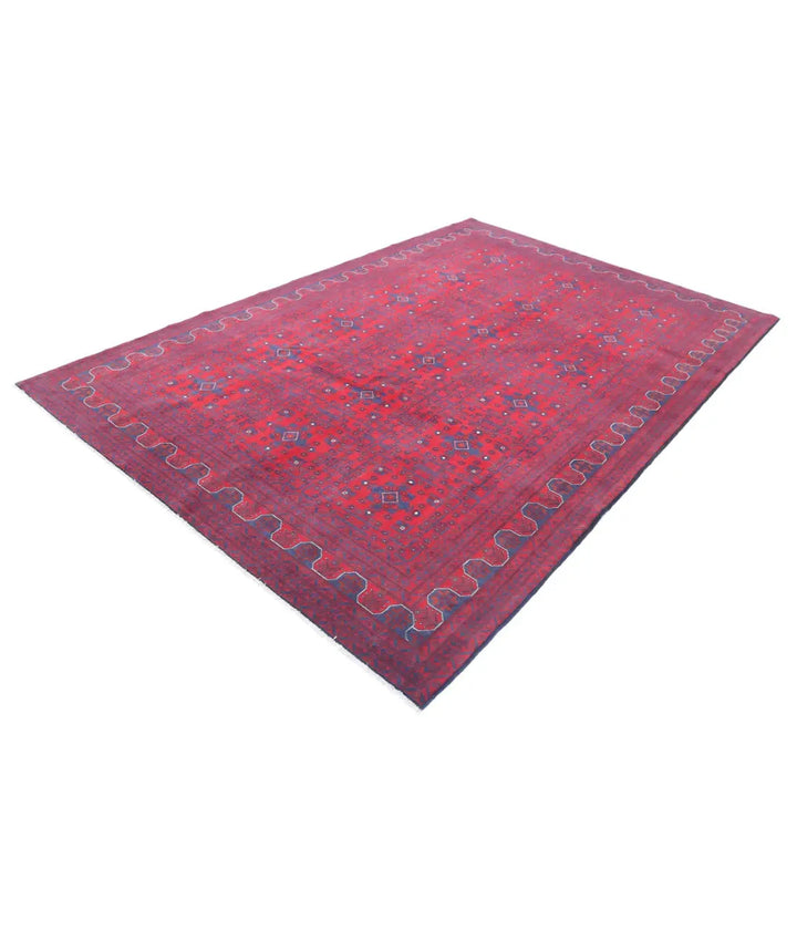 Afghan Khamyab Rug 6' 7" x 9' 8" Hand-Knotted | No. AT65500