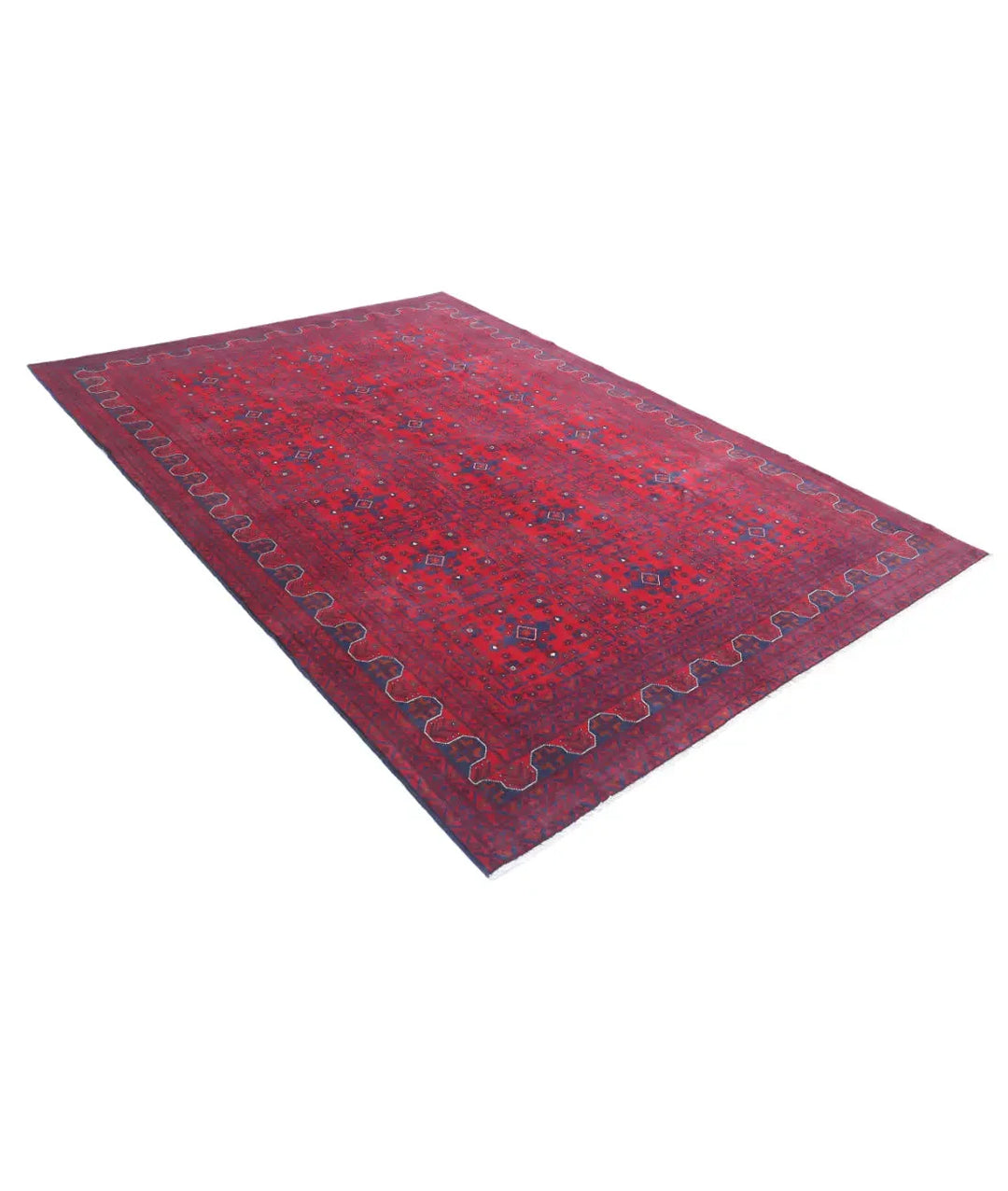Afghan Khamyab Rug 6' 7" x 9' 8" Hand-Knotted | No. AT65500