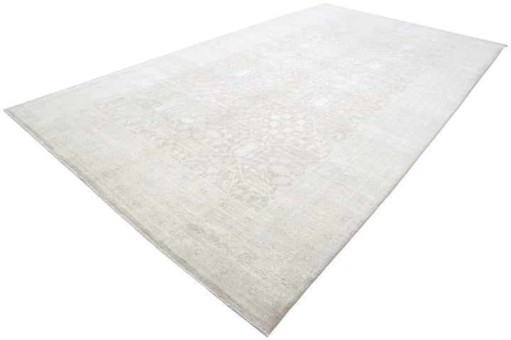 Afghan Tabriz Rug 8' 9" x 15' 7" Hand-Knotted | No. AT65547