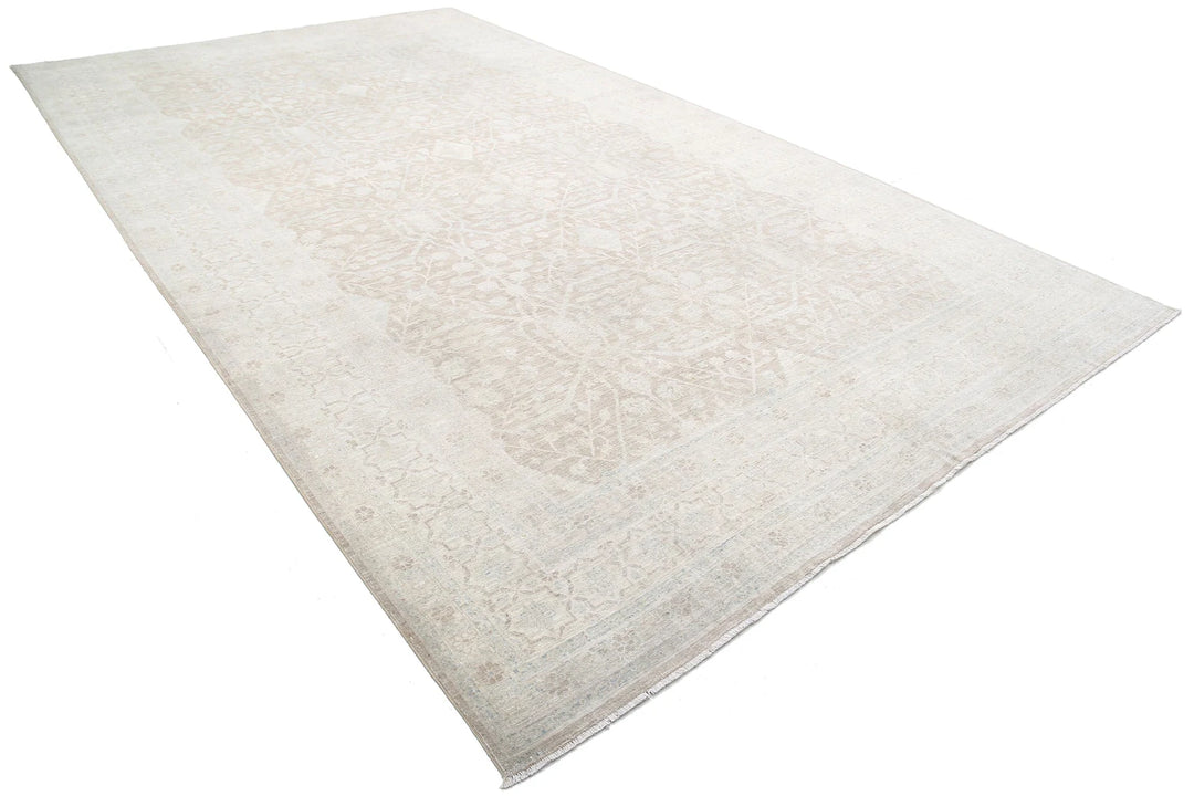 Afghan Tabriz Rug 8' 9" x 15' 7" Hand-Knotted | No. AT65547