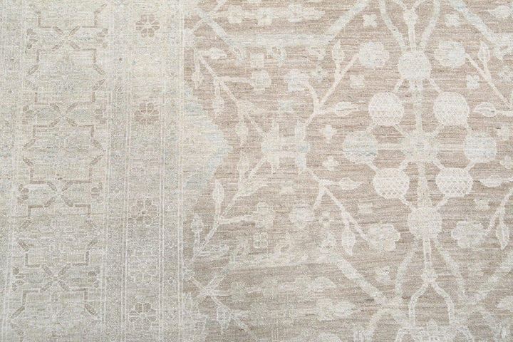 Afghan Tabriz Rug 8' 9" x 15' 7" Hand-Knotted | No. AT65547