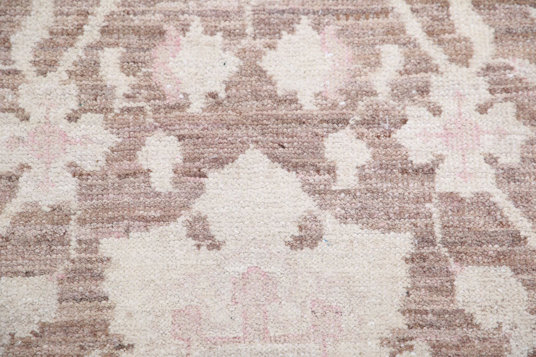 Afghan Serenity Runner Rug 2' 7" x 10' 4" Hand-Knotted | No. AT65577