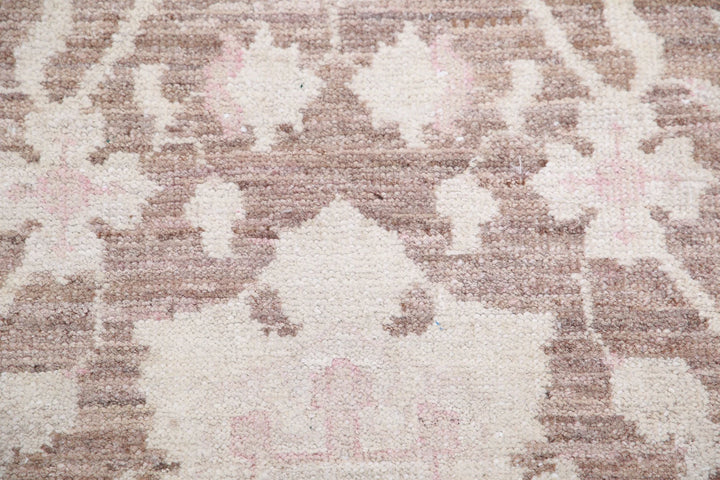 Afghan Serenity Runner Rug 2' 7" x 10' 4" Hand-Knotted | No. AT65577