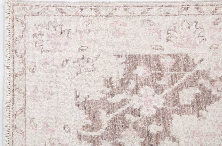 Afghan Serenity Runner Rug 2' 7" x 10' 4" Hand-Knotted | No. AT65577