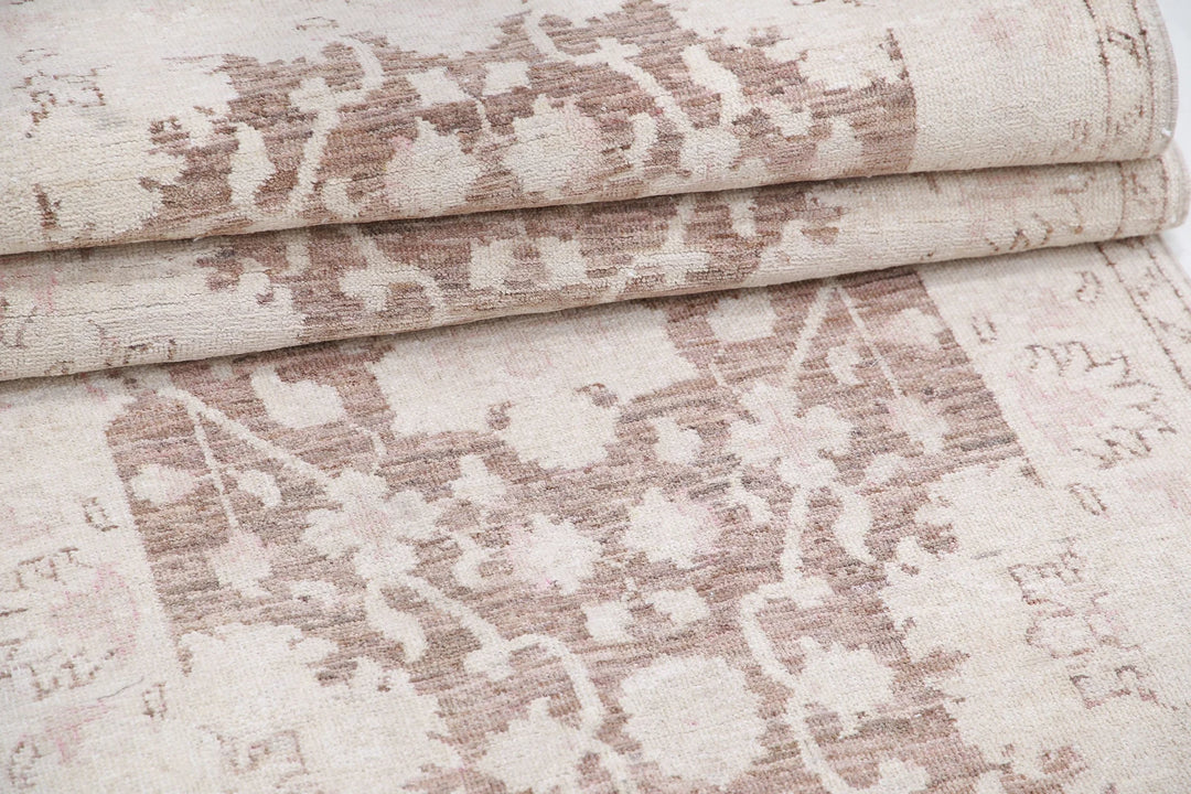 Afghan Serenity Runner Rug 2' 7" x 10' 4" Hand-Knotted | No. AT65577