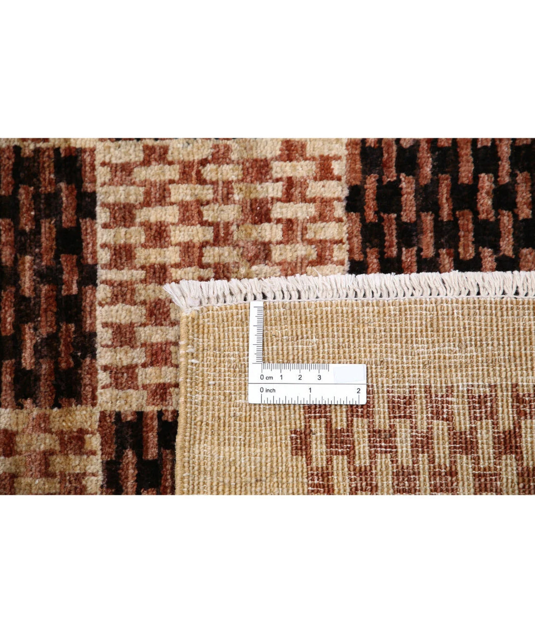 Afghan Modcar Rug 5' 1" x 6' 6" Hand-Knotted | No. AT65788