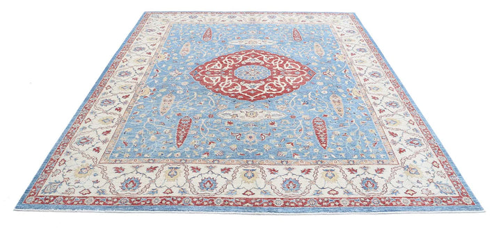 Afghan Ziegler Farhan Rug 8' 0" x 9' 11" Hand-Knotted | No. AT65808