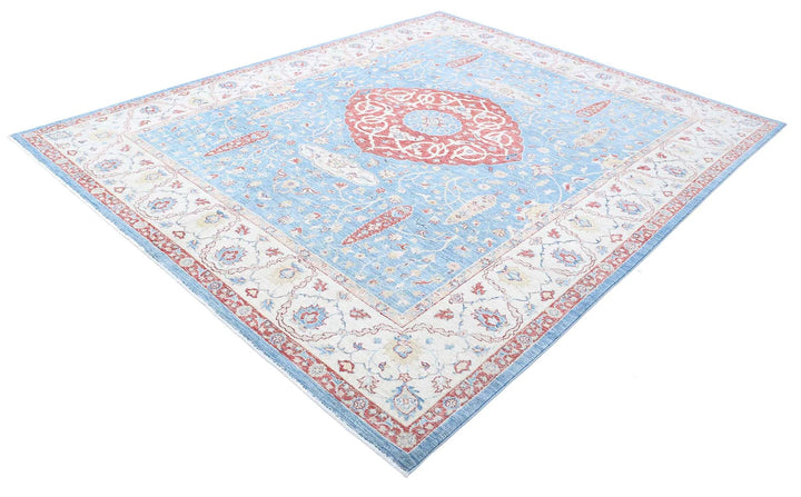 Afghan Ziegler Farhan Rug 8' 0" x 9' 11" Hand-Knotted | No. AT65808
