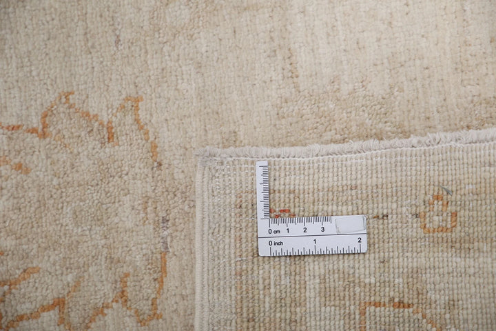 Ivory Afghan Serenity Rug 2' 8" x 4' 0" Hand-Knotted | No. AT65933